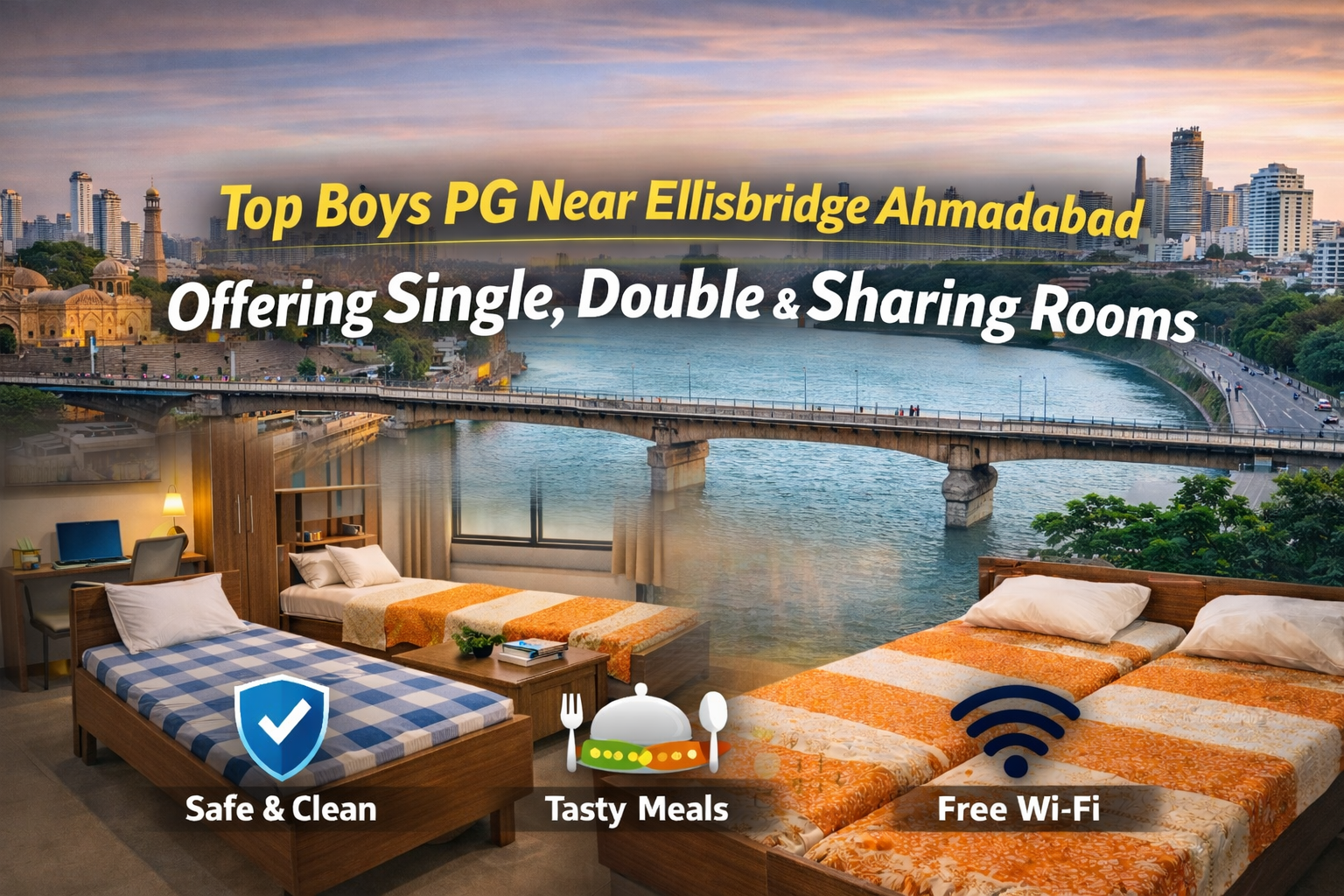 Boys PG Near Ellisbridge Ahmedabad
