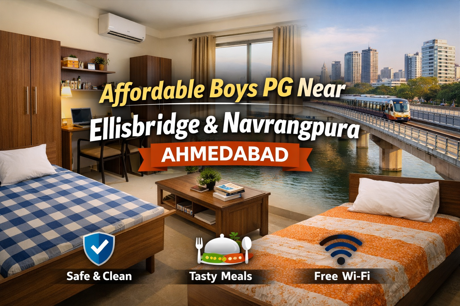 Affordable Boys PG Near Ellisbridge