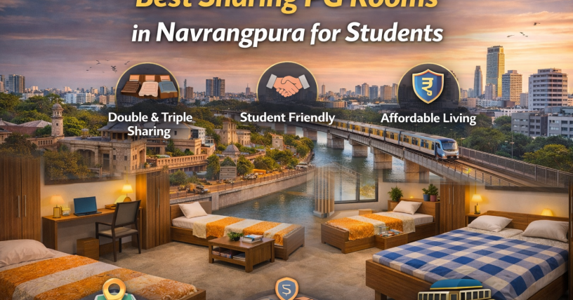 Sharing PG Rooms in Navrangpura for Students