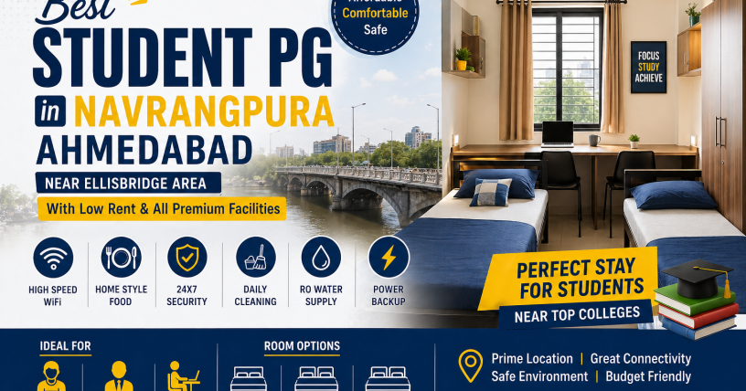 Best Student PG in Navrangpura Ahmedabad